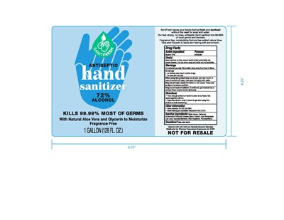 Scott Sanit 128oz Handsanitizerlabel Aloe Not For Resale (003)